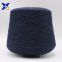 dark blue 0.035 micron stainless steel fine wire twist with Ne32/2ply combed cotton yarn for knitting touchscreen glove-XT11105