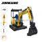 New design 0.095m3 mini tractor excavator with cheap price