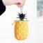 Kawaii Pineapple Shape Car Key Holder Wallet Promotion Candy Jelly Silicone Change Coin Purse