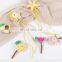 New web Rosebud Mint bell Sounding cat Toy set Pet cute cartoon tassel cat cuddle stick