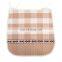 Factory wholesale checker pattern chair cover kitchen chair seat cover