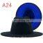 Winter Autumn Brim Wool Women Men Fedoras Top Jazz Hat For Party Big Brim British Style Vintage Church Hats Lady Formal hats