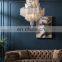 Modern fashion simple luxury K9 clear Crystal Ceiling Lighting Chandelier