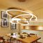 Nordic creative art circular office bar counter restaurant bedroom living room lighting post modern minimalist chandelier