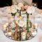 China Factory high 5" round Wedding decorative mirror candle holder