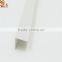 white u shape pvc extrusion profile