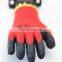 Crinkle Latex Palm Dip Cotton Blend Gloves For Construction