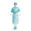 level 1 non woven isolation gown Used in laboratory hospitals and beauty salons isolation gown non woven isolation gown