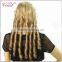 fashionable brown synthetic hair wigs braids