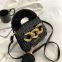 New arrivals plush chain hand bags females popular plush purses girls design faux fur handbags