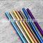 Gold Stainless Steel Straw Private Label Reusable Straws Stainless Steel
