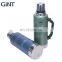 Thermal water flask Double wall Stainless steel  vacuum camping  bottle 1.25L insulated