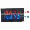 0.28 inch Digital DC 4 Bit DC 100V 10A Voltmeter Ammeter Voltage Current Meter Tester Tools