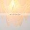Glass Feather Plume Modern handmade Nordic bedroom Luxury  New Chandelier