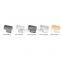 Stainless steel  Golden Conceal Multi-media electrical box floor socket outlet