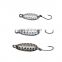 Factory price 1.5g/3g  Metal Fishing Spoons Trout Lures Casting Jig Lures with Single Hook Fishing Lures