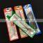 In stock Clear Front Plastic Zipper Packaging Ziplock 3 Three Side Seal Pouch Bag for Eyelash Jewelry Cables