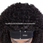 HUMAN HAIR HEADBAND WIG KINKY CURLY WIGS 150% DENSITY NATURAL COLOR