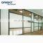 hot sales nice quality anodized extruded  modern office  thick glass panel for partition interior