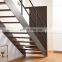 USA hot sale u shape souble beam steel wood stair case