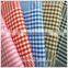 Plaid shirt fabric