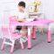 Ergonomic Wood And Metal Height Adjustable Kids Study Table For Home