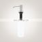 OEM Accept  modern black soap Kitchen sanitizer gel pump dispenser chrome For Shampoo