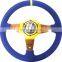 High quality custom logo leather steering wheel car use