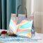 Reusable Washable Waterproof PVC Tarpaulin Tote Bag Recycled Pvc Tarpaulin Shopping Bag Coated Tarpaulin