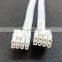 High quality Braided 8 Pin Female to Dual 8 Pin Male GPU PCI Express White Splitter Power Adapter PCIE Cable with Sleeve