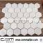 Cut to Size Luxury Fashion Model Turkish White Marble Mosaic Tile for Home Decoration Made in Turkey