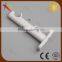 Wall install curtain pole double bracket with surface wooden plated