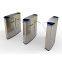 Flap barrier gate pedestrian turnstile/ flap turnstile access control system/ optical flap turnstile