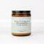 OEM label logo fragrance aroma soywax soy wax candle making metal silver gold lid 7.2 oz 3.5 oz amber glass jar for candles