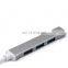 4 In 1 Multiport USB 3.0  to 4 Ports USB 3.0 Aluminum Alloy HUB Adapter for Computer Transfer Data  USB HUB adapter