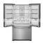 558L Factory Directly Supply Customized LOGO Led Display Frost Free French Door Kitchen Fridge