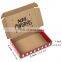 Luxury Custom LOGO Eco Friendly Color Printing Gift Candle Jewelry Corrugated Carton Red Paper Transport Shipping Mailer Box