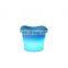 High quality Bar Light Champagne Wine Drinks Beer Bucket KTV Nightclub Portable LED ice bucket