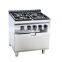 Stainless Steel Commercial 4 Burner Gas Cooking Range