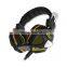 professional stereo cold LED 7.1 USB gaming headphone