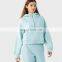 Fleece Quarter Zip New Arrival Outdoors Pullovers Winter Pockets Women Oversized Hoodies 65cotton 35polyester