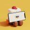 Cute Chocolate Night Light Home bedside sleeping night light with USB charging silicone tapping night light