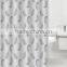 Polyester Chinese Knot printed waterproof shower curtain for hotel family