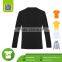 Men's Double Dry Long-sleeved Black Shirt, Tee t Shirts Manufacturers in China