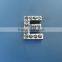 Zinc Alloy 18mm Slide Letters With Light Blue Rhinestones