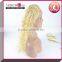 fashion style 613 blonde ombre color body wave synthetic lace front wig