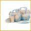 Wholesale Fashion 7 Colors Multifunctional 5pcs/set Microfiber Adult Baby Diaper Bag                        
                                                                                Supplier's Choice