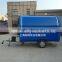 blue 7.6*5.5ft food cart beach food truck hot dog Hamburger ice cream traction cart By China's largest factory