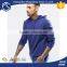 China oem %100cotton blue pullover leisure quality plain hoodies