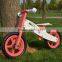 Top quality and fresh pink color wooden balancing bicycle, balancing bicycle in stock